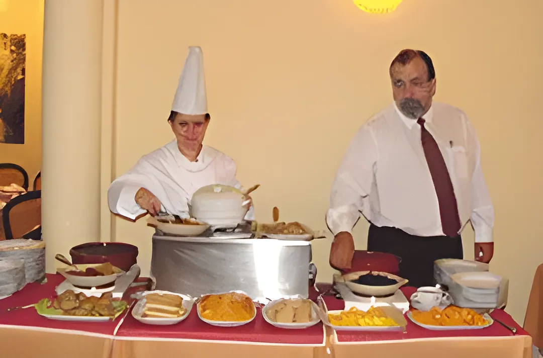 A servir do buffet açoriano